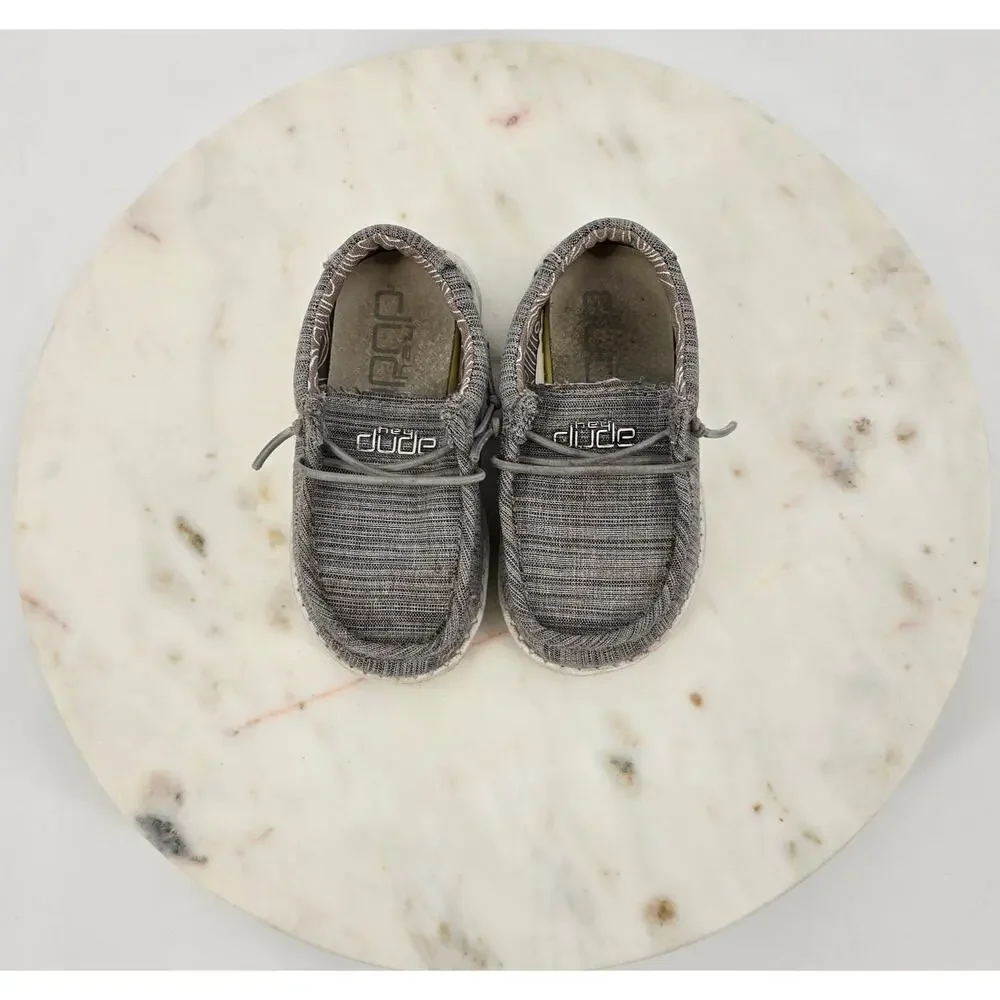 Hey‎ Dude Toddler Wally Shoes – Charcoal Gray